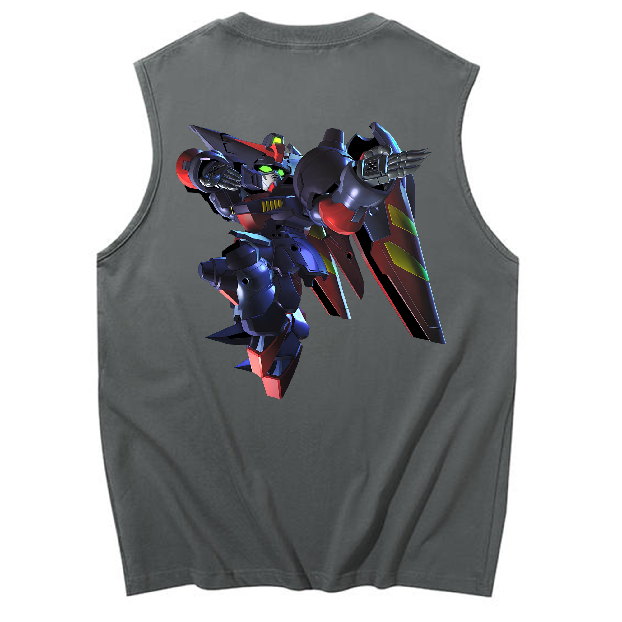 （画像用） 機動戦士ガンダム Mobile Suit Gundam コットン100％タンクトップ（背面プリント）
